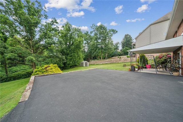 12 Lynmar Dr, Shaler, PA 15209 - view of patio featuring a storage shed