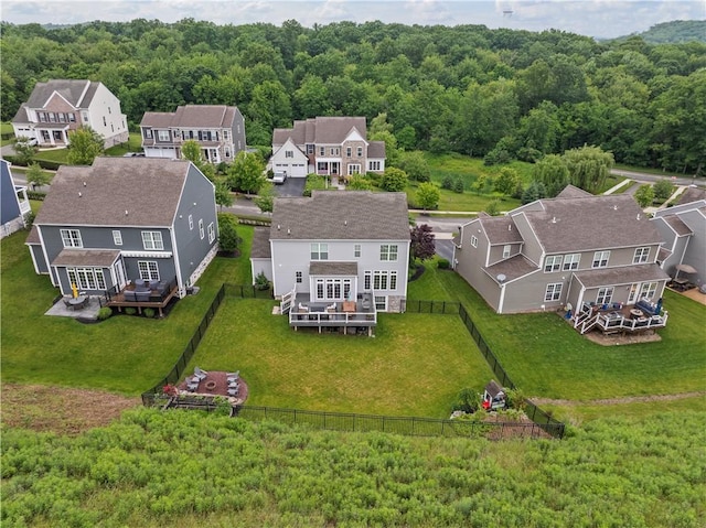 109 Overbrook Dr, Cranberry Twp, PA 16066 - aerial perspective of suburban area featuring a heavily wooded area
