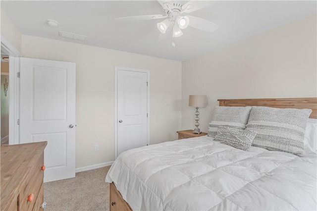 109 Overbrook Dr, Cranberry Twp, PA 16066 - carpeted bedroom featuring baseboards and a ceiling fan