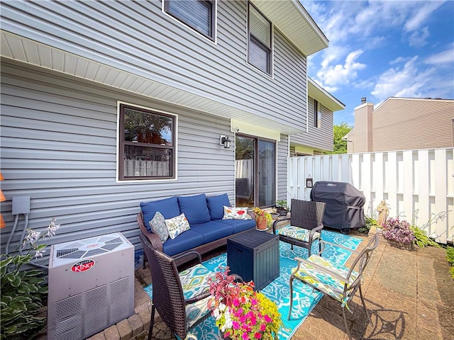 534 Hunters Path Rd, South Fayette, PA 15017 - view of patio / terrace featuring outdoor lounge area and area for grilling