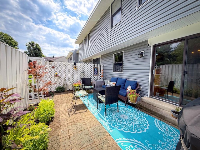 534 Hunters Path Rd, South Fayette, PA 15017 - view of patio featuring an outdoor living space