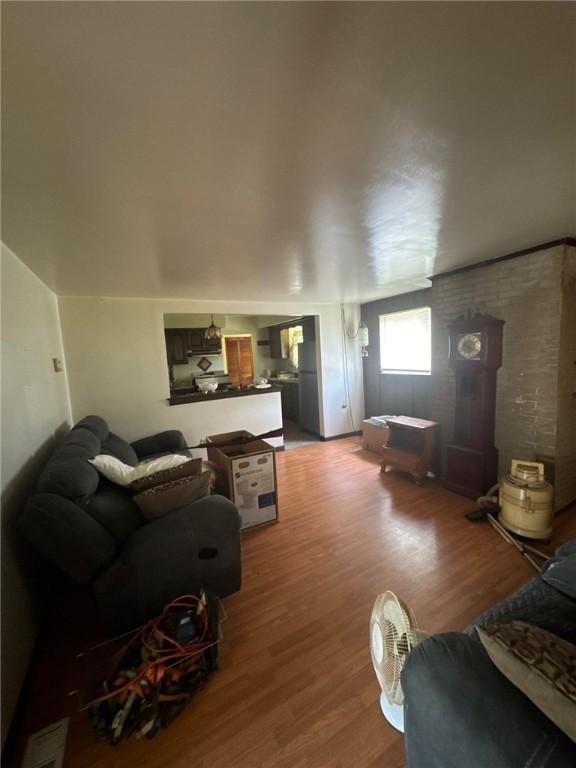 6036 Sawyer St, Lawrenceville, PA 15201 - living area featuring wood finished floors