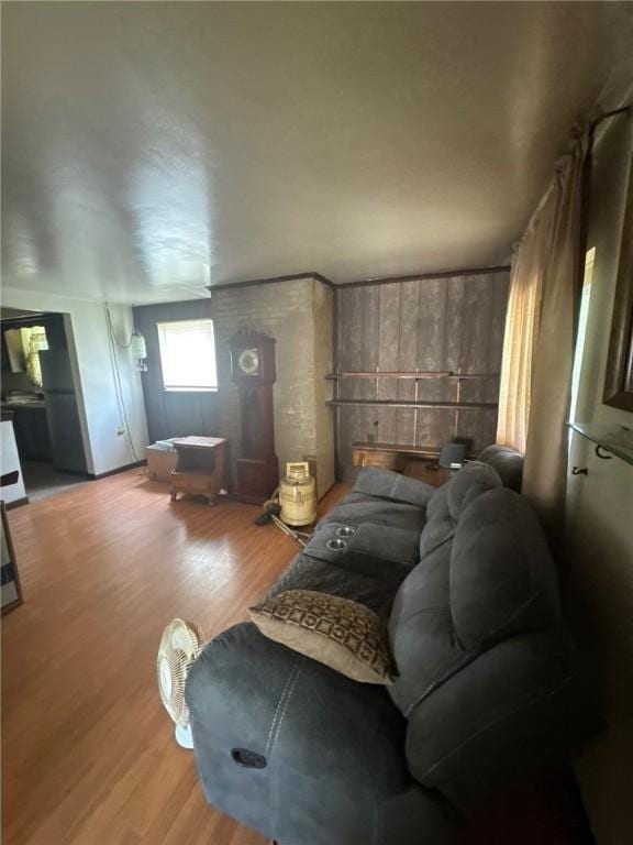 6036 Sawyer St, Lawrenceville, PA 15201 - living area with wood finished floors