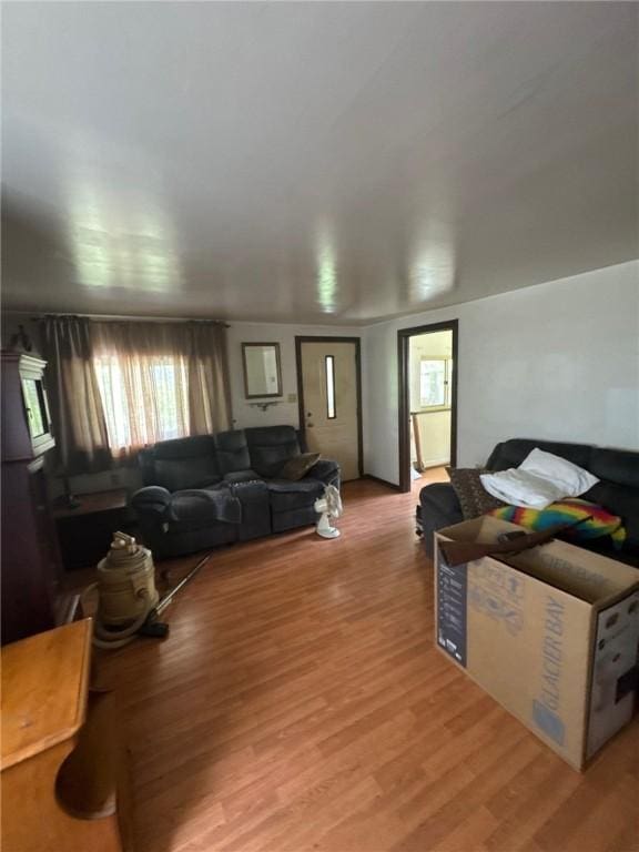 6036 Sawyer St, Lawrenceville, PA 15201 - living room with wood finished floors