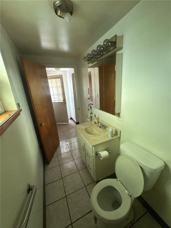 6036 Sawyer St, Lawrenceville, PA 15201 - bathroom with vanity and tile patterned flooring