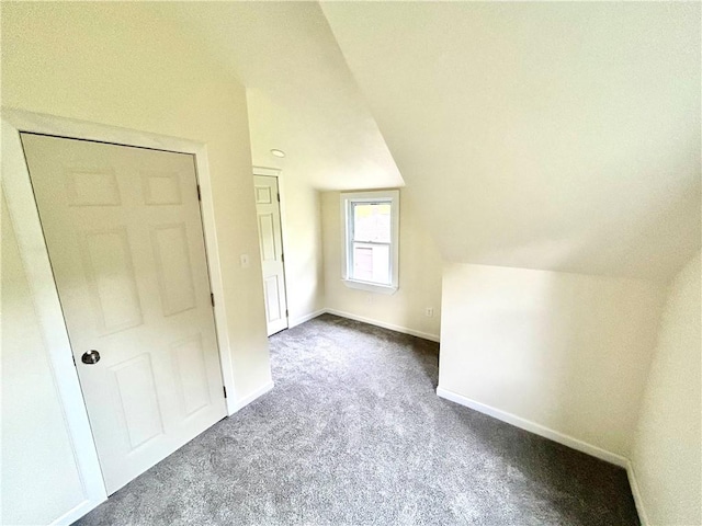 718 Breakneck Rd, Bullskin Twp, PA 15425 - bonus room featuring vaulted ceiling and carpet flooring