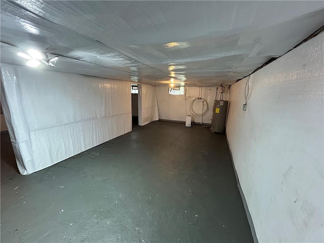 718 Breakneck Rd, Bullskin Twp, PA 15425 - basement featuring electric water heater