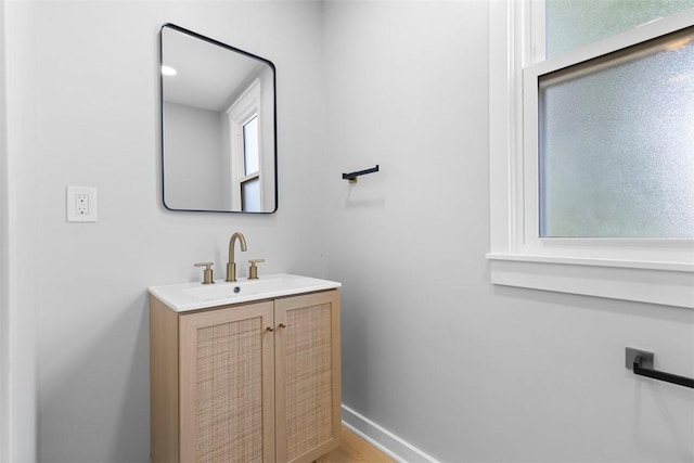 1610 Duffield St, Morningside, PA 15206 - bathroom with vanity and baseboards