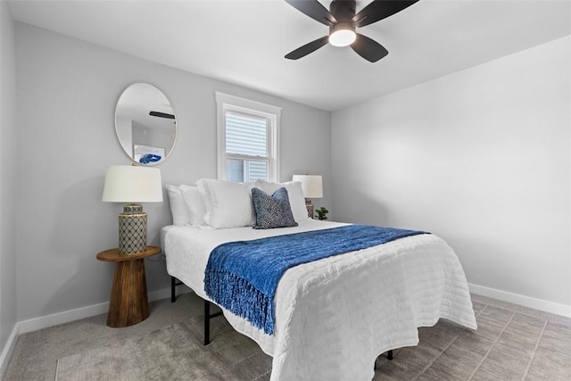 1610 Duffield St, Morningside, PA 15206 - carpeted bedroom with baseboards and ceiling fan