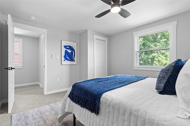 1610 Duffield St, Morningside, PA 15206 - carpeted bedroom featuring a ceiling fan and a closet