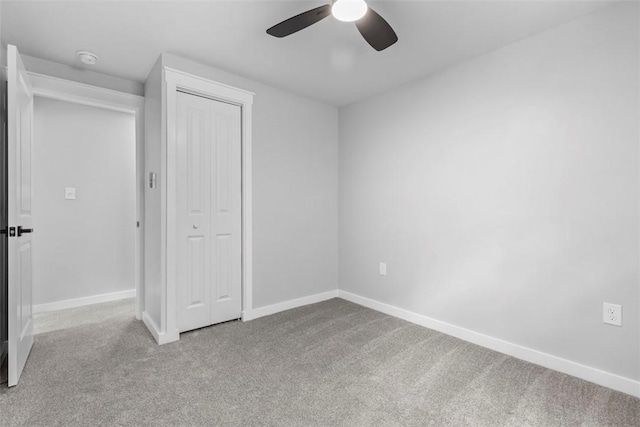 1610 Duffield St, Morningside, PA 15206 - unfurnished bedroom featuring carpet flooring, a closet, and ceiling fan