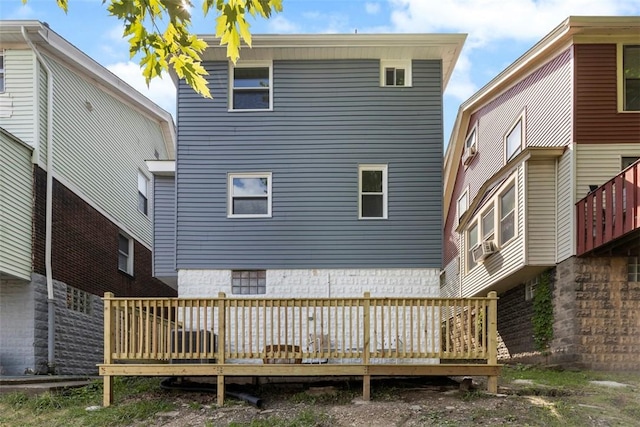 1610 Duffield St, Morningside, PA 15206 - rear view of house featuring a deck