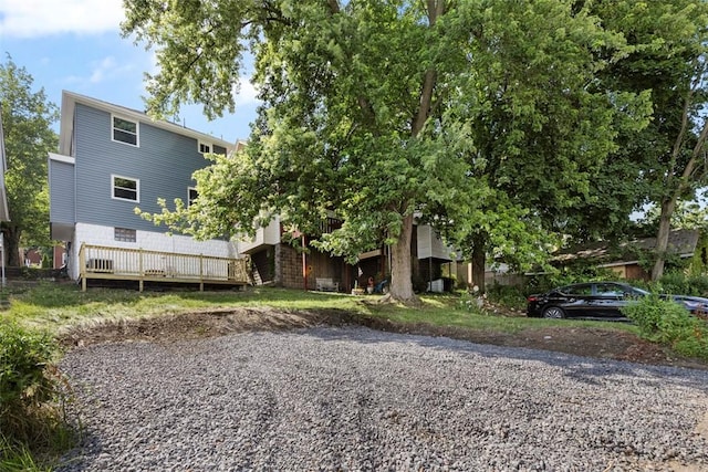 1610 Duffield St, Morningside, PA 15206 - view of side of property with a deck