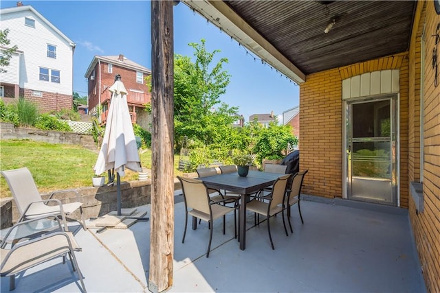 2102 Vodeli St, Beechview, PA 15216 - view of patio with outdoor dining area