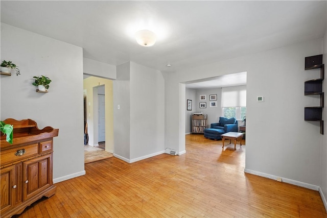 2102 Vodeli St, Beechview, PA 15216 - empty room with light wood finished floors and baseboards