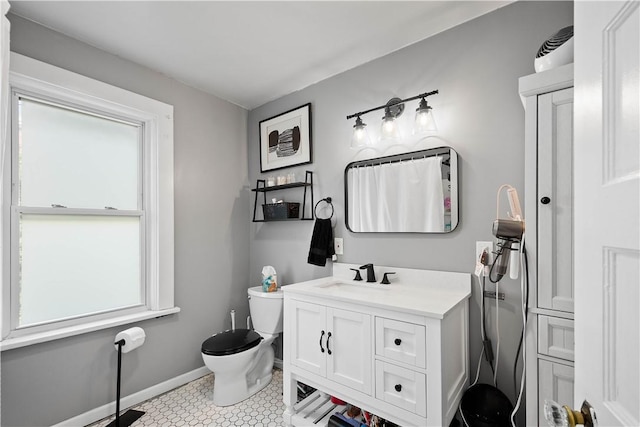 2102 Vodeli St, Beechview, PA 15216 - bathroom with vanity and tile patterned floors