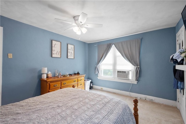 2102 Vodeli St, Beechview, PA 15216 - carpeted bedroom featuring cooling unit and ceiling fan