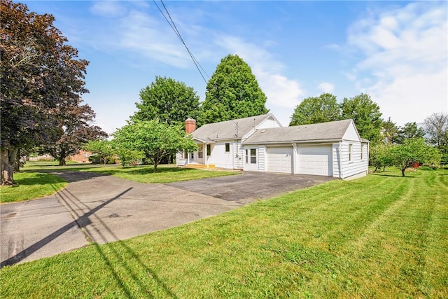 1837 Stoystown, Somerset Twp, PA 15541 - view of front of house with driveway, a garage, and a front yard