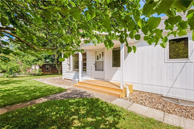 1837 Stoystown, Somerset Twp, PA 15541 - doorway to property with a lawn