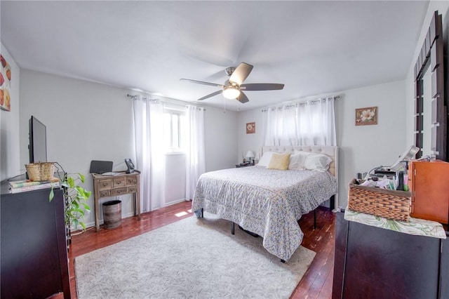5215 Caste Dr, Whitehall, PA 15236 - bedroom featuring wood finished floors and a ceiling fan