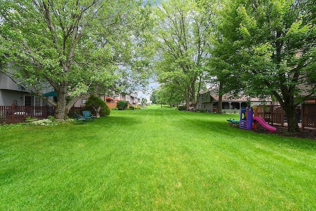 1115 Valleyview Dr, Cecil, PA 15055 - view of grassy yard featuring a playground