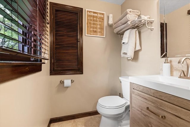2912 Vinton, Sheraden, PA 15204 - bathroom featuring vanity and tile patterned floors