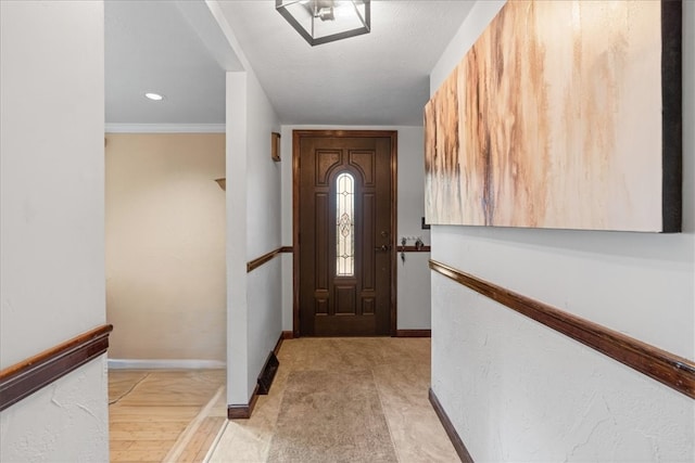2912 Vinton, Sheraden, PA 15204 - foyer with baseboards and light colored carpet