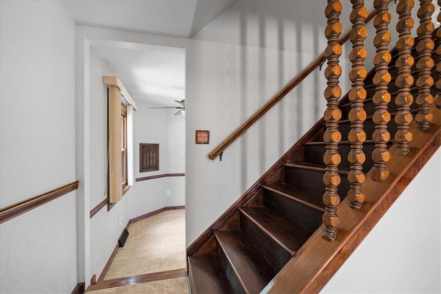 2912 Vinton, Sheraden, PA 15204 - staircase with baseboards