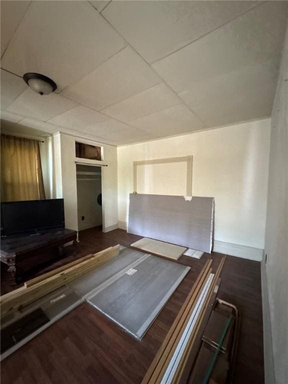 5015 Walnut St, Versailles Boro, PA 15132 - unfurnished bedroom with wood finished floors and a closet