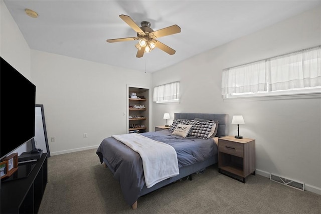 108 Republic Ave, Indiana Twp, PA 15051 - carpeted bedroom featuring baseboards and ceiling fan