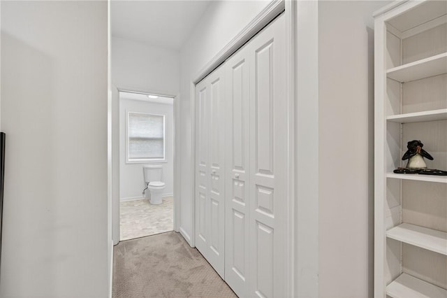 4536 Friendship Ave, Bloomfield, PA 15224 - hallway featuring carpet floors and baseboards