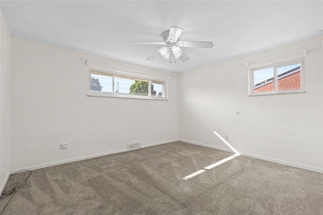 242 Millport Rd, West Mifflin, PA 15122 - carpeted empty room with baseboards and a ceiling fan