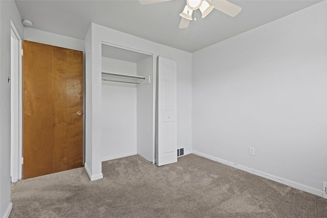 242 Millport Rd, West Mifflin, PA 15122 - unfurnished bedroom with carpet floors, a closet, and ceiling fan