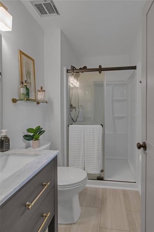 231 W Shaffer Rd, Center Twp, PA 15001 - full bath with vanity and a stall shower