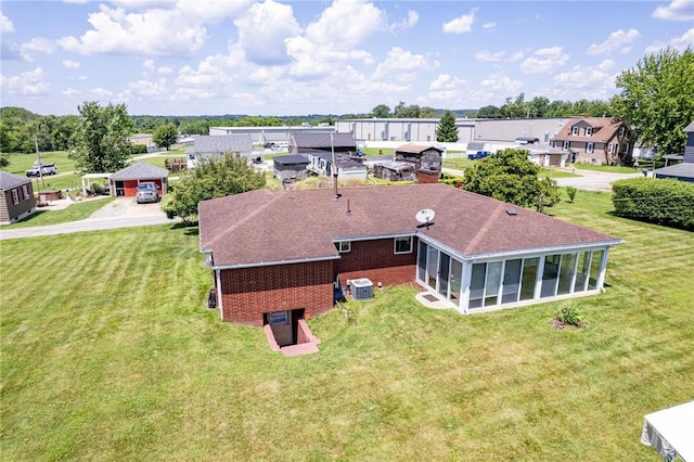 1515 George St, Unity Twp, PA 15650 - aerial perspective of suburban area