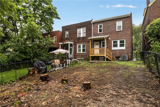 3322 Webster Ave, Schenley Heights, PA 15219 - back of property featuring a fenced backyard and brick siding