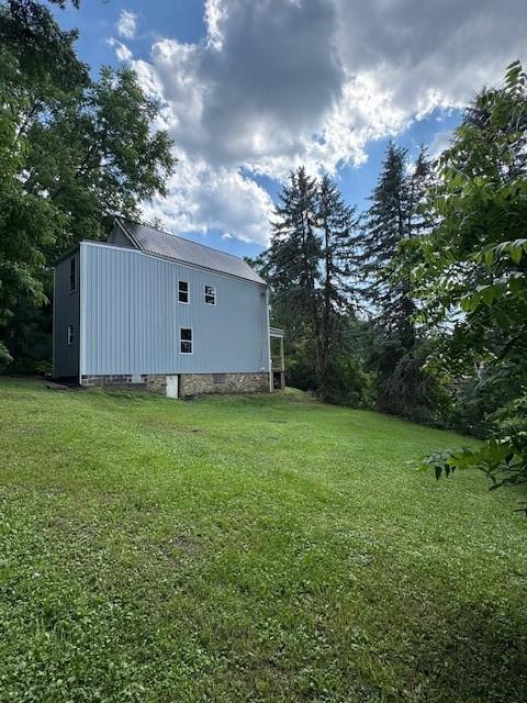 1713 Belasco Ave, Beechview, PA 15216 - view of green lawn featuring an outbuilding
