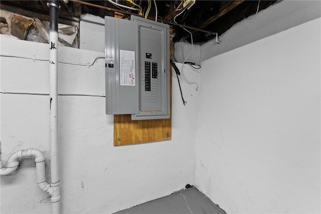 613-615 W Main St, Carnegie, PA 15106 - unfinished basement featuring electric panel