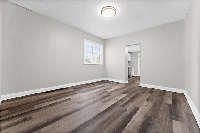 613-615 W Main St, Carnegie, PA 15106 - unfurnished room with dark wood-type flooring and baseboards