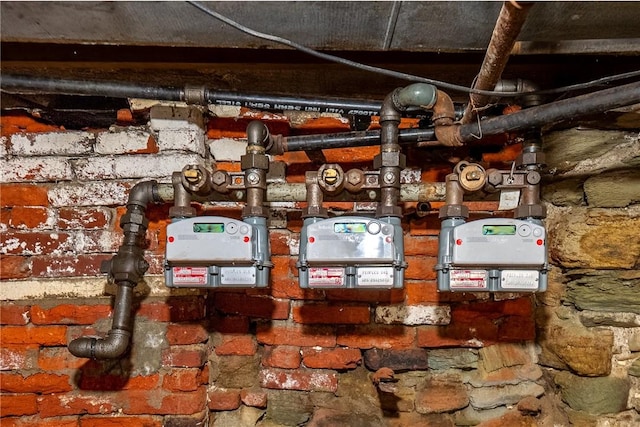 613-615 W Main St, Carnegie, PA 15106 - utility room with gas meter