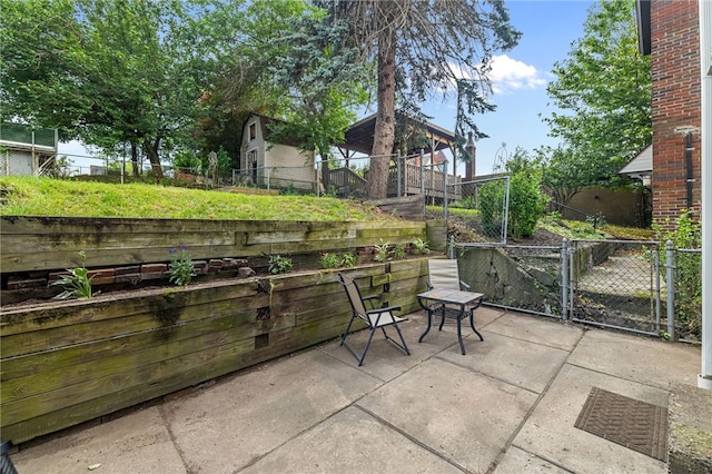 316 Kaercher St, Greenfield, PA 15207 - view of patio with a gate
