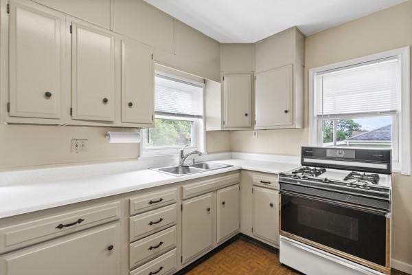 110 5th Ave, Ross Twp, PA 15229 - kitchen featuring gas range gas stove and light countertops