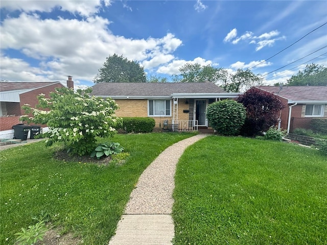 270 Wheeler Ave, Stowe Twp, PA 15136 - ranch-style house with brick siding and a front yard