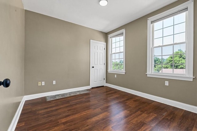 224 Bronx Ave, West View, PA 15229 - unfurnished room with dark wood-type flooring and baseboards