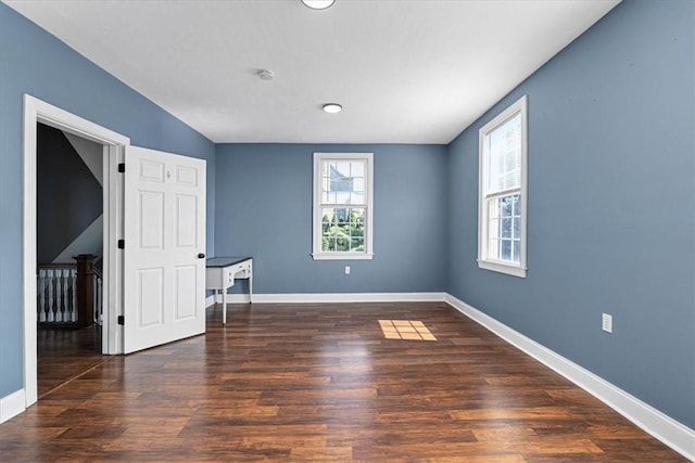 224 Bronx Ave, West View, PA 15229 - empty room with baseboards and wood finished floors