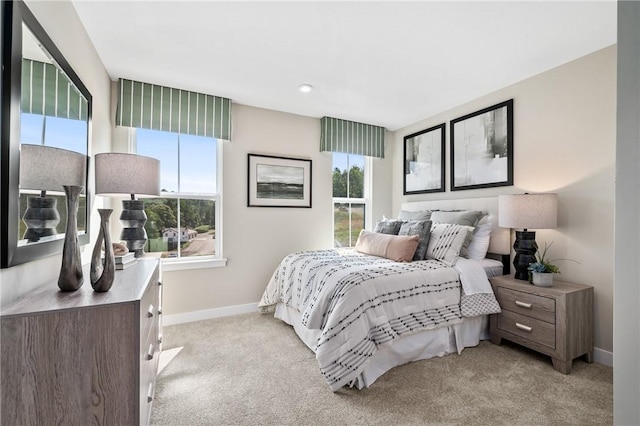 214 Hunter Dr, Moon/Crescent Twp, PA 15108 - bedroom with multiple windows and light colored carpet