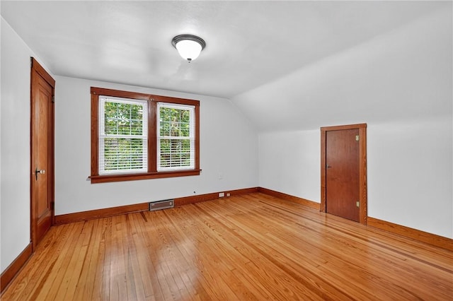 1605 Maratta Rd, Hopewell Twp, PA 15001 - additional living space with light wood-style floors and vaulted ceiling