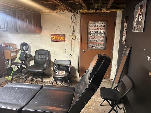 1175 New Salem Rd, Menallen Twp, PA 15468 - misc room with unfinished concrete floors