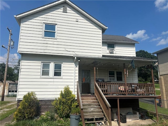 1175 New Salem Rd, Menallen Twp, PA 15468 - view of front of property with stairway and a porch