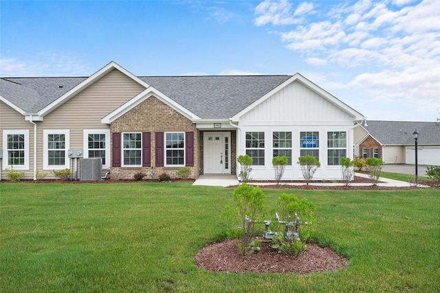 1082 Forest Oaks Dr, Center Twp, PA 16001 - view of front of house with roof with shingles and a front lawn